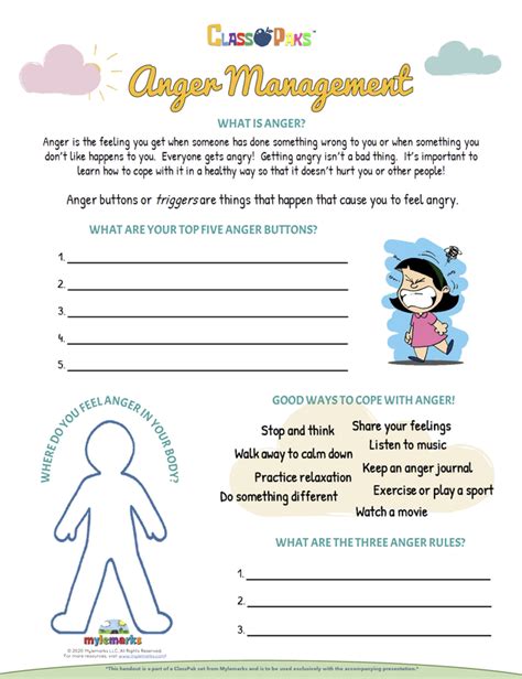 Free Therapeutic Worksheets For Kids And Teens