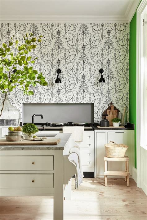 Is There Anywhere You Cant Use Wallpaper Kitchen Color Trends