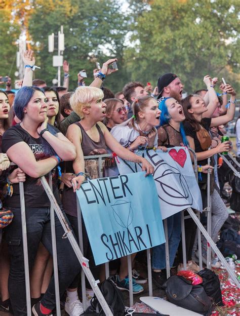 Enter Shikari Performs Live At Atlas Weekend Festival Kiev Ukraine Editorial Photo Image Of