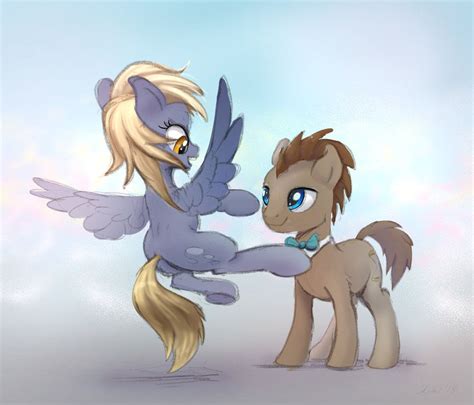 Derpy And Doctor Whooves In The Mist By Xbi Minecraft Pixel Art