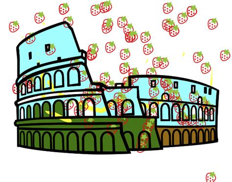 Coliseo De Roma Para Colortear Dibujo Coliseo Romano •arte Amino