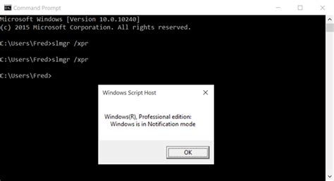 Windows Activation From Command Prompt