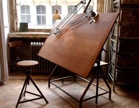 18 Drafting Tables In Interior Designs Antique Drafting Table