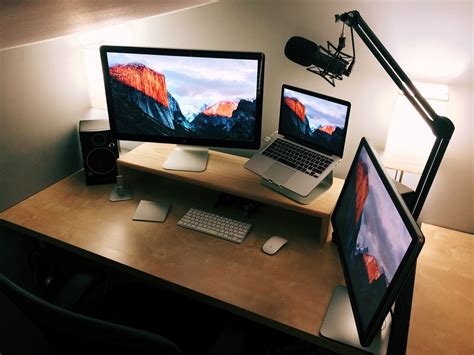 Workspace Apple Mac Office Setup Home Office Setup Setup