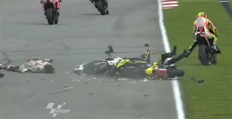 Marco Simoncelli Sepang Crash Video Malaysiasaya