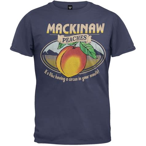 Seinfeld Mackinaw Peaches T Shirt Cool Tees Mens