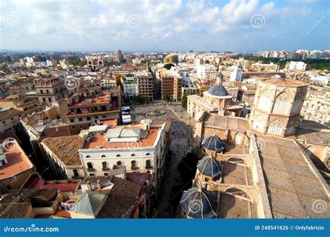 Plaza De La Virgen Stock Photo Image Of Micalet Catedral 248541626