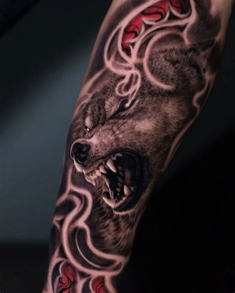 Top 100 Wolf Tattoo Designs For Men Hand