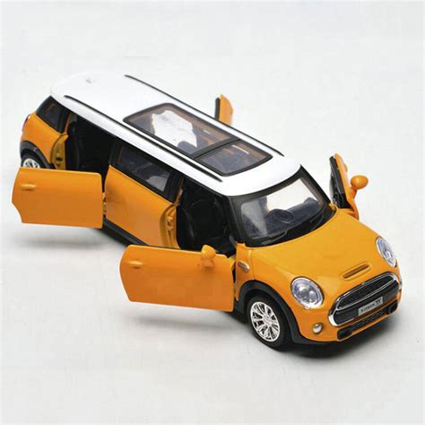 136 Bmw Mini Extended Limousine Model Car Diecast T Toy Kids Yellow