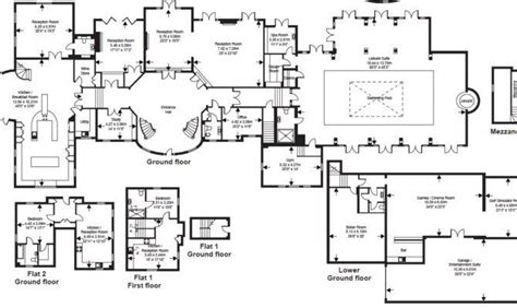 Modern Mega Mansion Floor Plans
