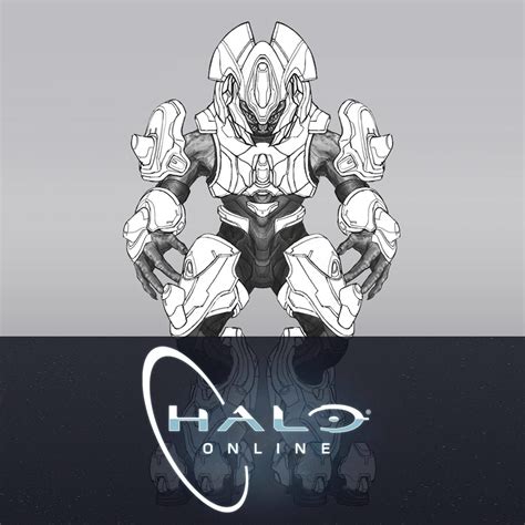 Artstation Halo Online Elite Commander Armor Concept