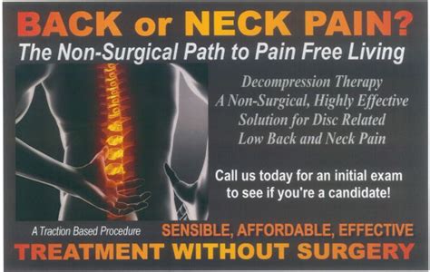 Non Surgical Treatment For Neck Or Back Pain Fogarty Chiropractic