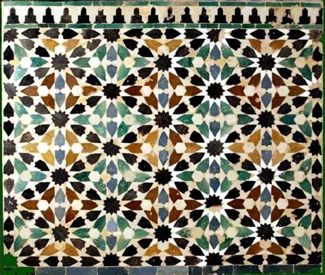 Tiles At The Alhambra Granada Islamic Art Pattern Geometric Art