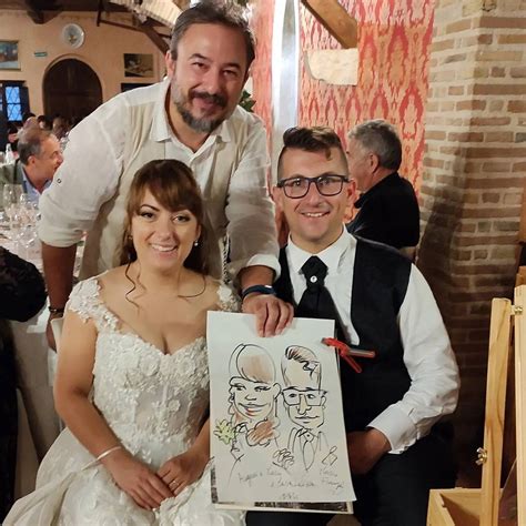 Marco Fiorenza On Instagram “et Voilà La Caricatura Agli Sposi Marco E
