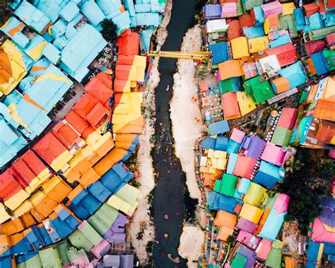 Colorful Rainbow Village In Malang Must Visit In Java Indonesia