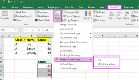 How To Paste Values To Visible Filtered Cells Only In Excel