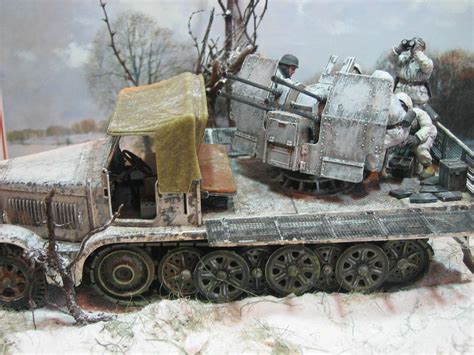German Quad Anti Aircraft Gun In Russia Mixed Media By Peter Miles