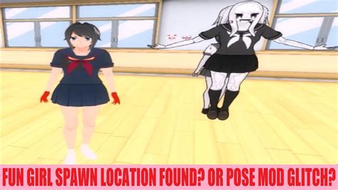 Fun Girl Spawn Location Found Or Pose Mod Glitch Yandere Simulator