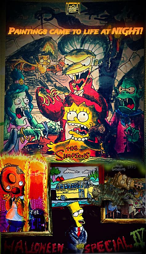 The Simpsons Treehouse Of Horror Iv Poster By Wilduda On Deviantart