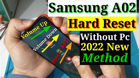 A02 Reset 2022 Samsung A02 Hard Reset Samsung A02 Password Unlock
