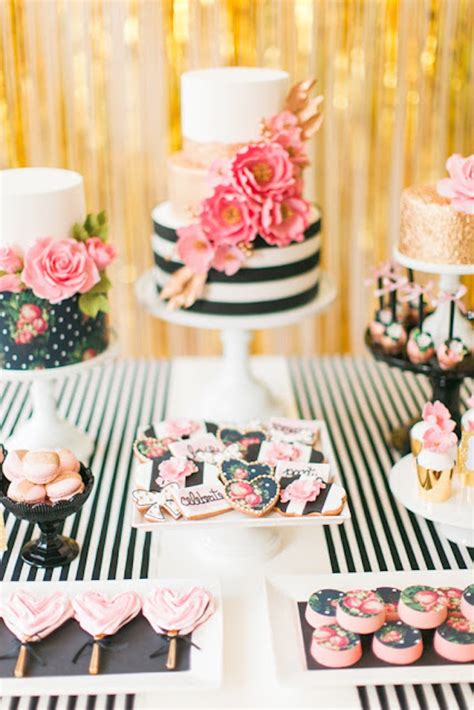 We are kate spade new york. Kara's Party Ideas Modern Glam Kate Spade Birthday Party