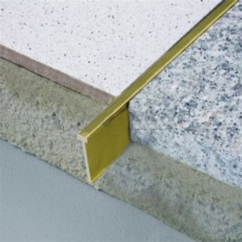 Select tile flooring for your bath from a vast array styles, colors and finishes to accentuate the design of your shower. Schluter TERRAZZO Decorative Divider Brass 2.5m Length ...