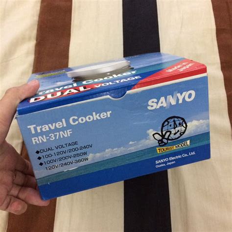 Original Sanyo Travel Cooker Dual Voltage TV Home Appliances