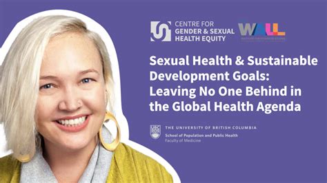 Leaving No One Behind In The Global Sexual Health Agenda Centre For Gender And Sexual Health Equity
