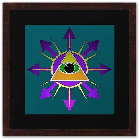Chaos Eye Six Framed Print By Martymagus1 Abstract Canvas Framed
