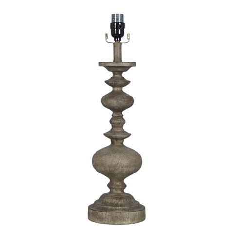 The contemporary lamp base features four clear glass stacked balls with brushed nickel accents to add glamour to your decor. Better Homes and Gardens Rustic Stacked Ball Table Lamp ...