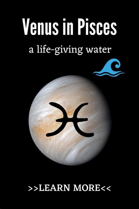 Venus In Pisces A Life Giving Water Planets Impact