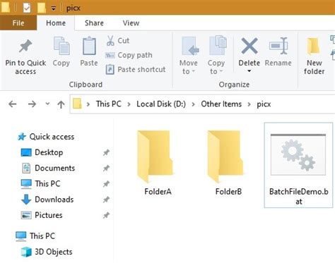 I have looked at some of the similar suggestions on other questions but have been unable to get them to work properly. How to Create and Use a Batch File to Move Multiple Files ...