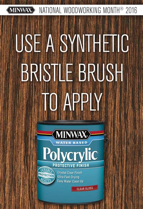 Pin By Minwax On Supplies Minwax How To Apply Polycrylic It Is Finished