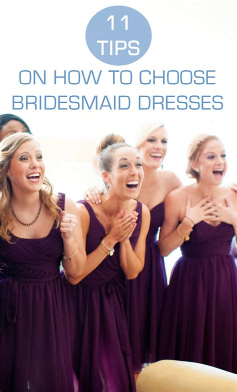 11 Tips On How To Choose Bridesmaid Dresses