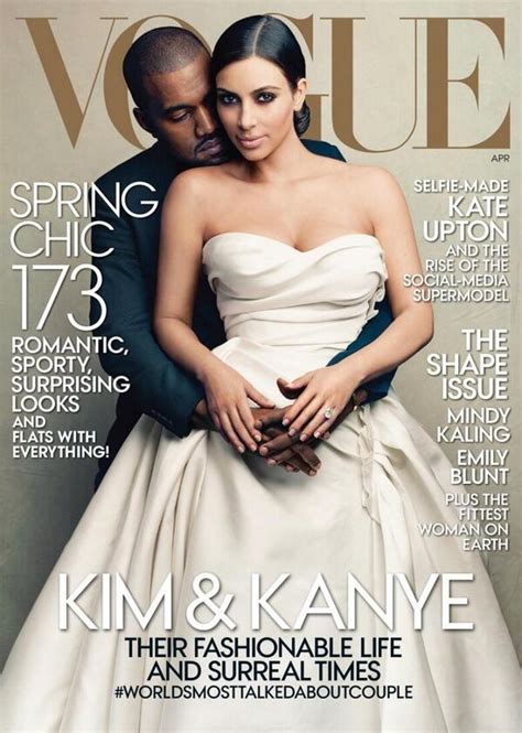 Kim And Kanye West Cover Us Vogue In Their First Ever Cover
