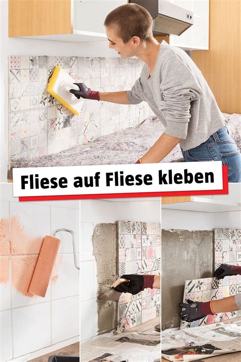 Es gibt viele wege, olle fliesenspiegel zu verschönern, ohne sie. Alte Fliesen mit neuen Fliesen überkleben und der neue ...