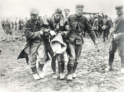 017 German Troops Helping Wounded British Pilot The Vintage Aviator