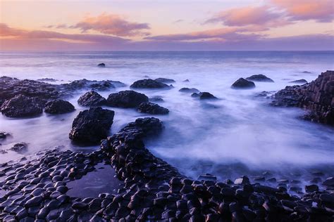 Sunset At The Giants Causeway Photograph By Adrian Mcglynn Fine Art