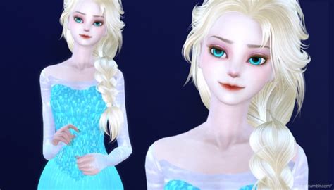Frozen Elsa Poses At Hess Sims 4 Updates
