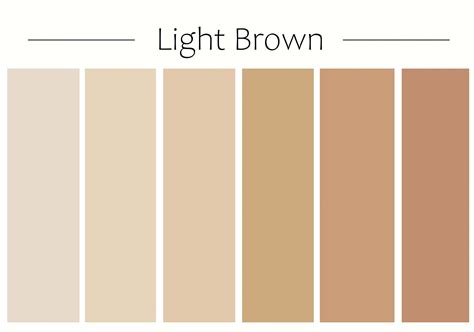 Light Brown Color Chart 1 Modern Design