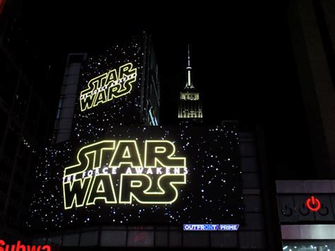 Star Wars The Force Awakens Billboard Ad Star Wars Th Flickr