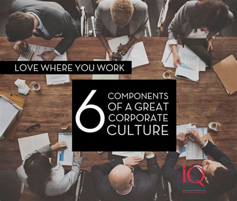 Love Where You Work 6 Components Of A Great Corporate Culture Iq Total Source