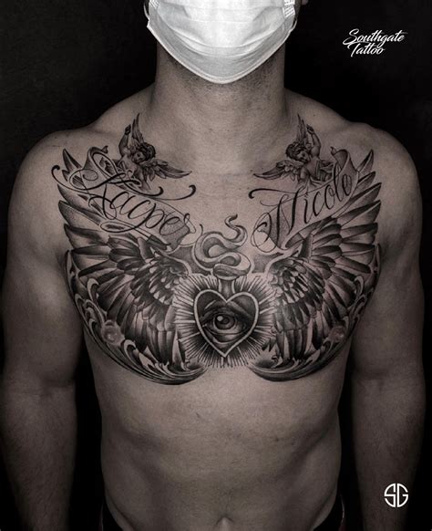 Top 76 Chest Angel Wings Tattoo Super Hot Esthdonghoadian