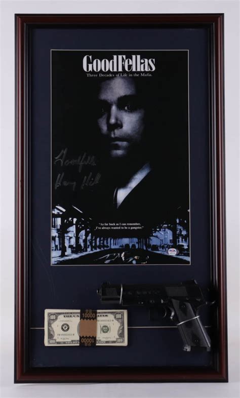 Henry Hill Signed The Goodfellas Custom Framed Photo Display