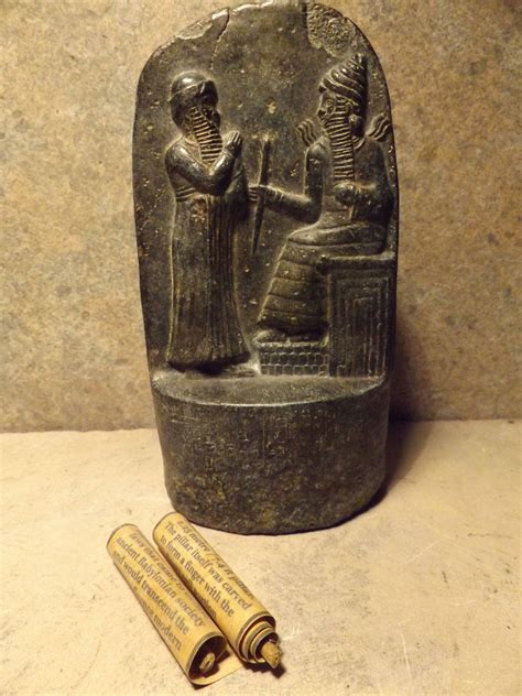 Babylon Law Code Of Hammurabi Akkadian Cuneiform Mesopotamian Art