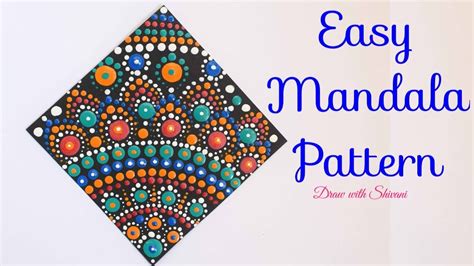 How To Draw Easy Dot Mandala Pattern Dot Mandala For Beginners Using