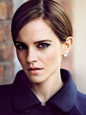 Emma Watson Interview Cat Eye Makeup