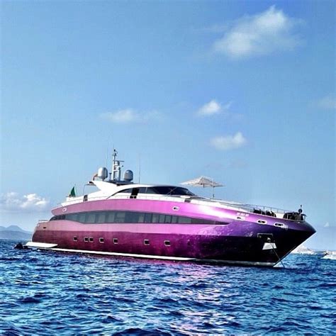 Cavalli Superyacht Love The Pink A Nice Change To The Traditional