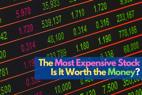 The Most Expensive Stock Is It Worth The Money Parent Portfolio