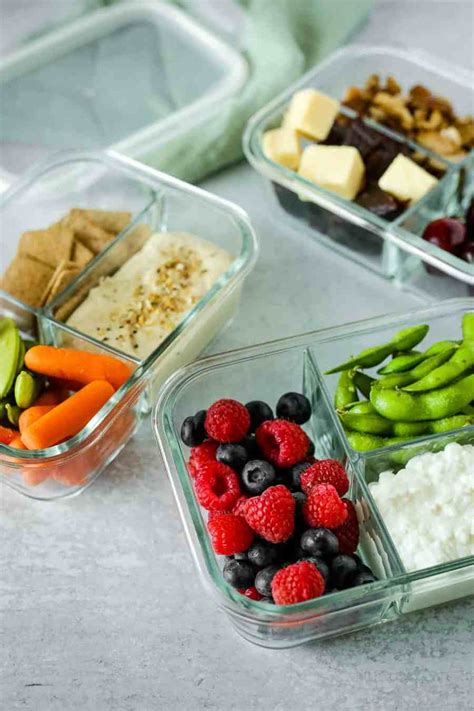 Meal Prep Snack Ideas: Healthy, No-Cook Options for Busy People | Lunch ...